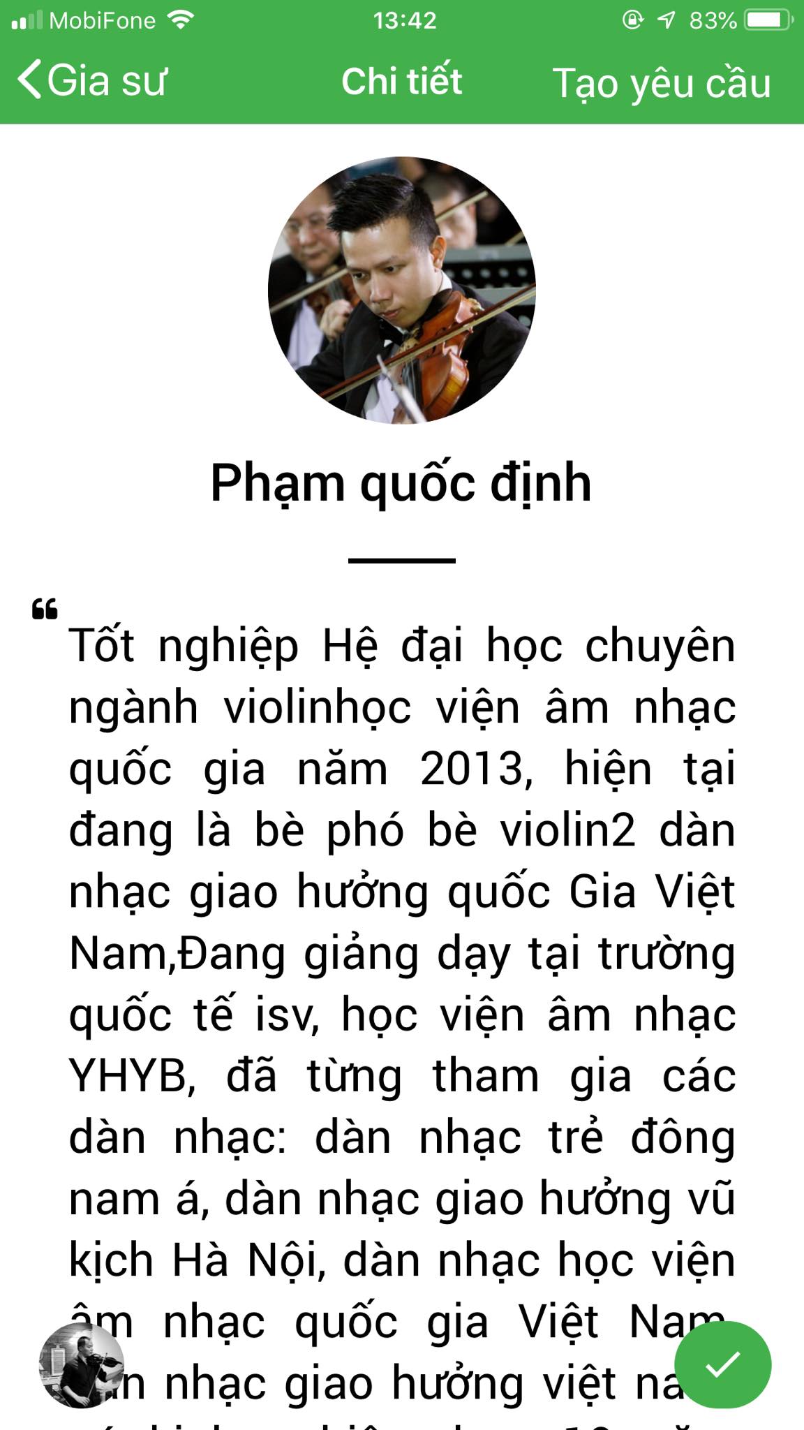 App Daykemtainha.vn Violin